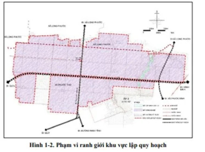 Phạm vi ranh giới lập quy hoạch