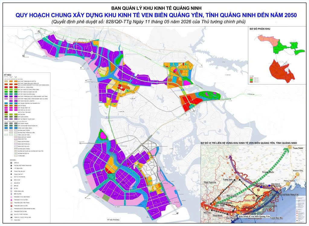 Quy hoạch Khu kinh tế ven biển Quảng Yên đến năm 2050 - Định hướng phát triển khu kinh tế biển đa ngành của Quảng Ninh